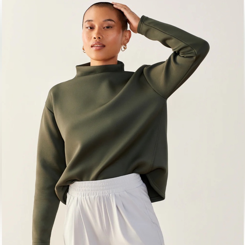 ADAY Olive Green Women's Top